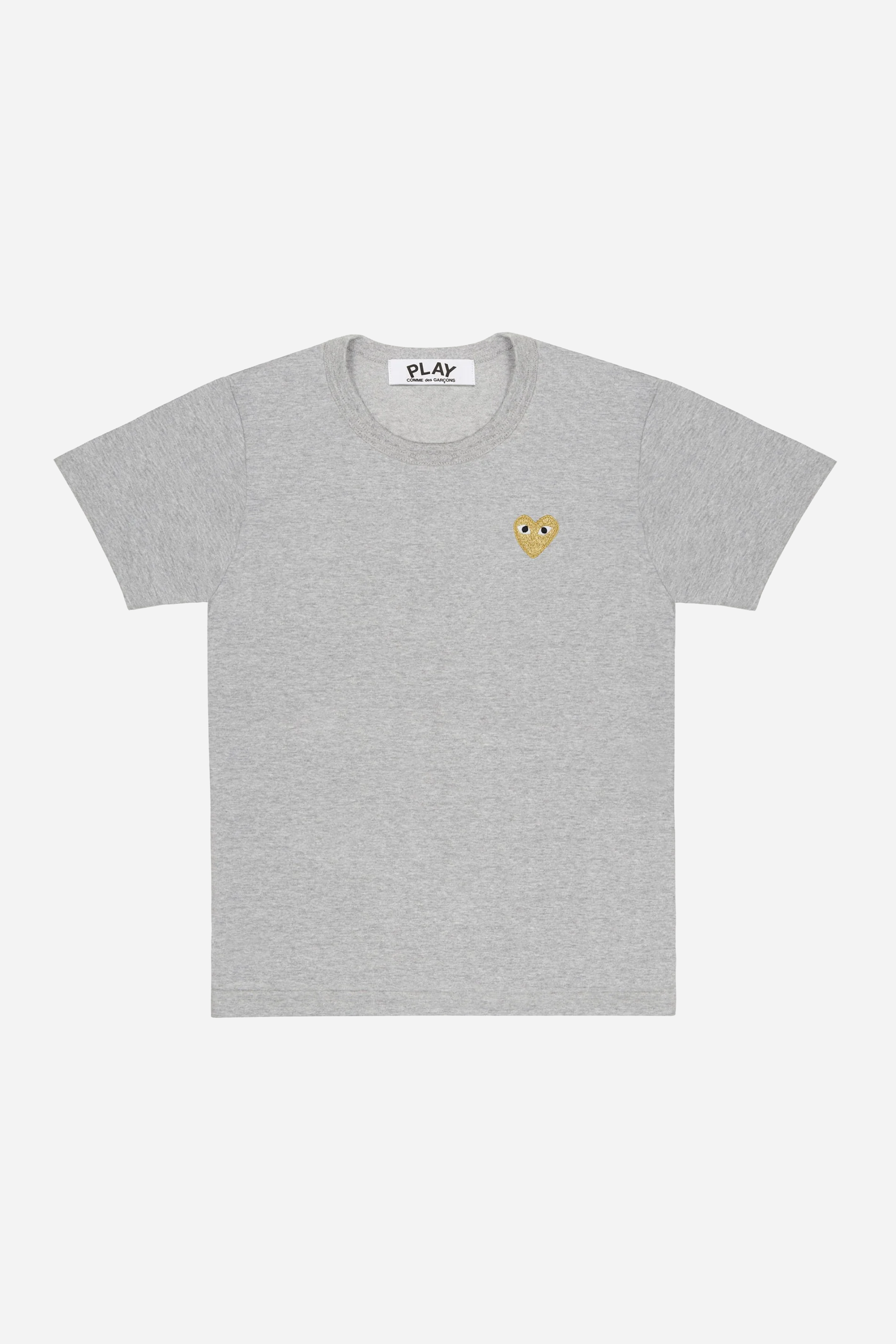 Comme des Garçons Play Gold Heart T-shirt Grey – STRØM