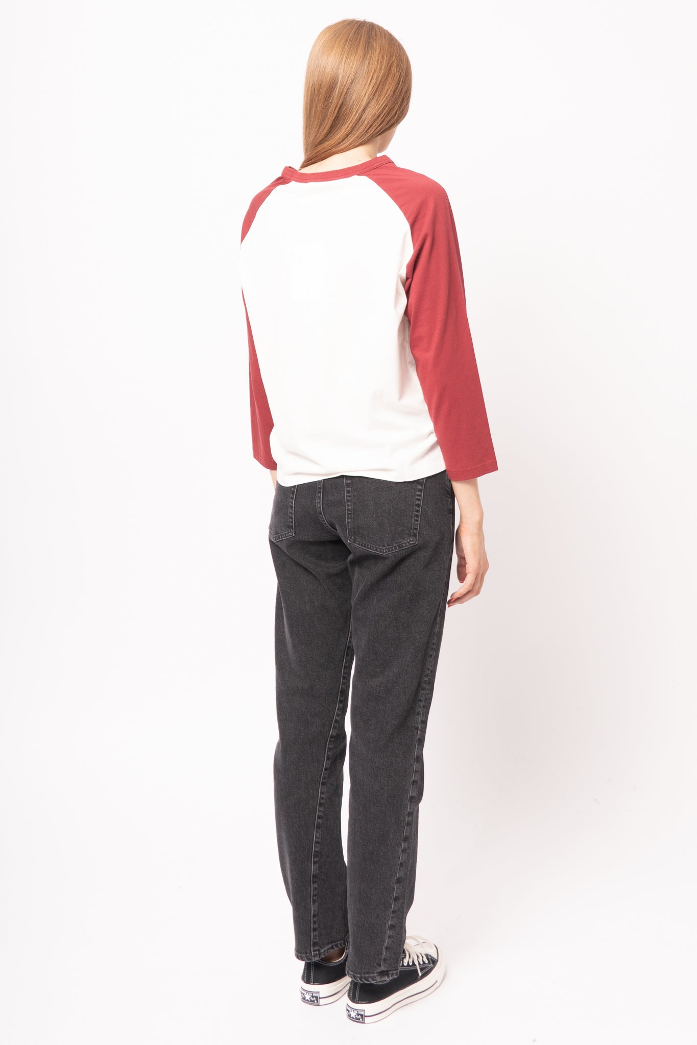Wine Graphic T-Shirt Burgundy/White