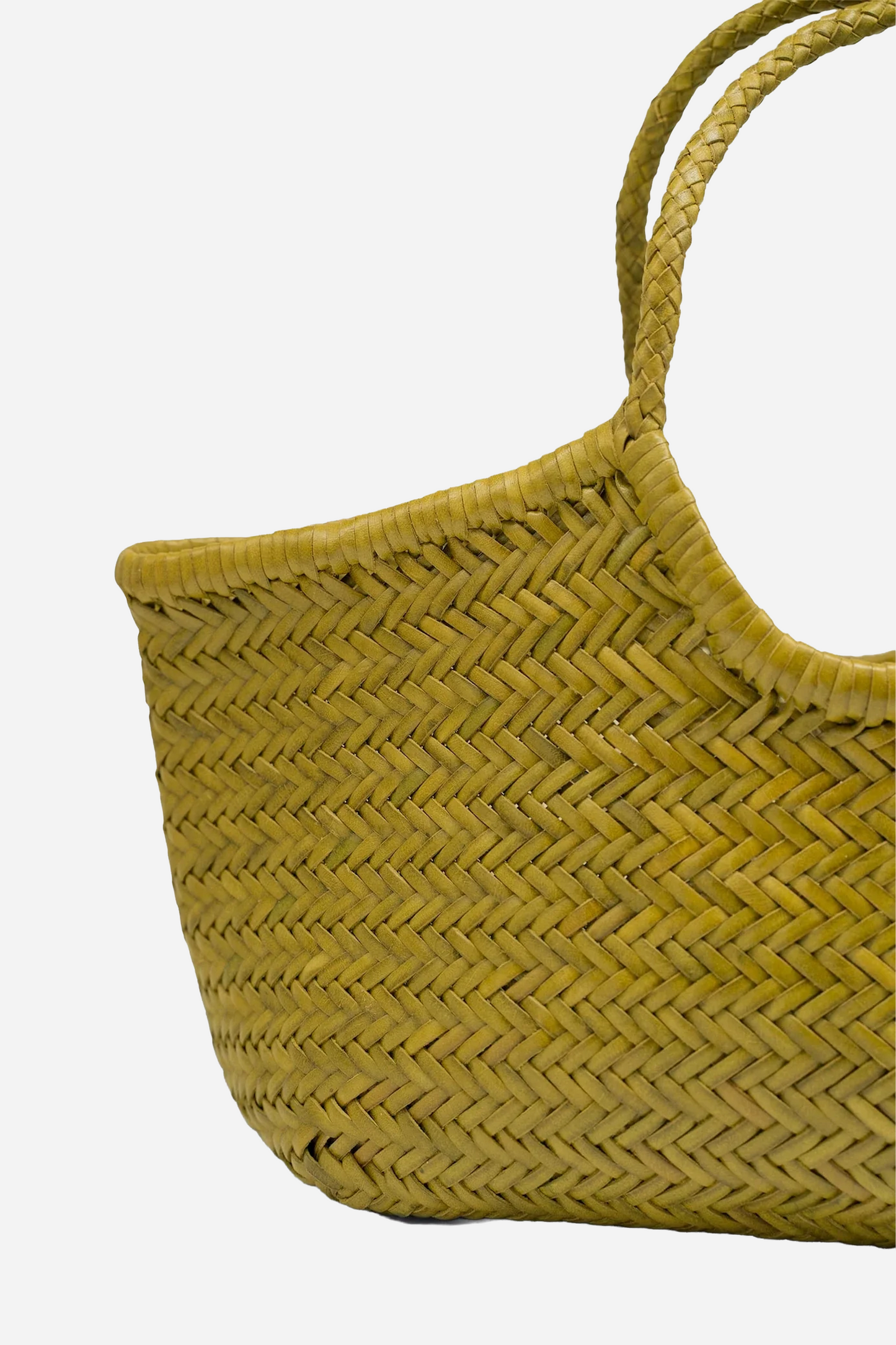 Nantucket Basket Big Bamboo Green