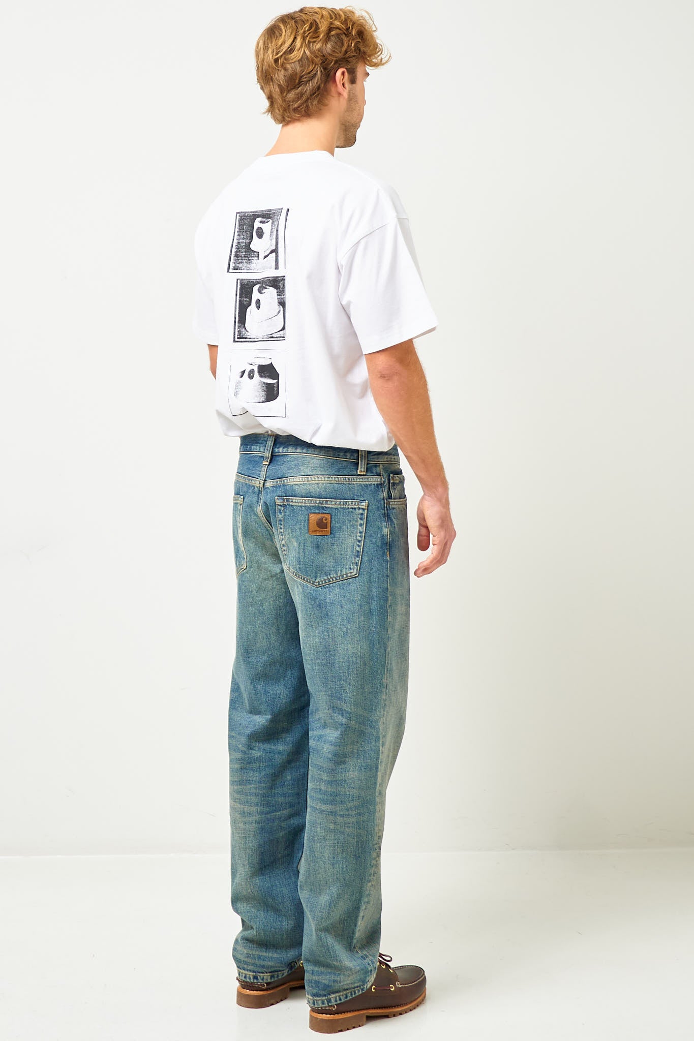 Aaron Pant Camaro Blue Worn