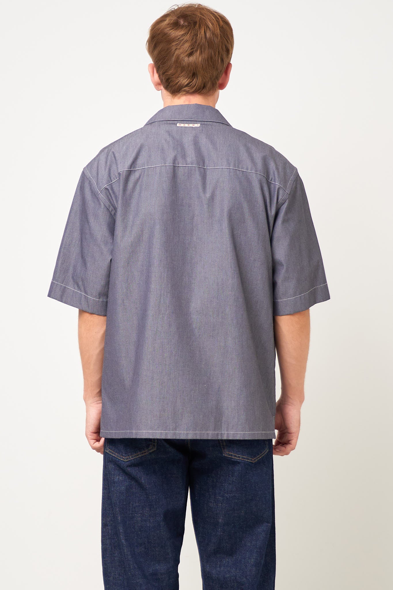 Bowling Shirt Chambray Blue