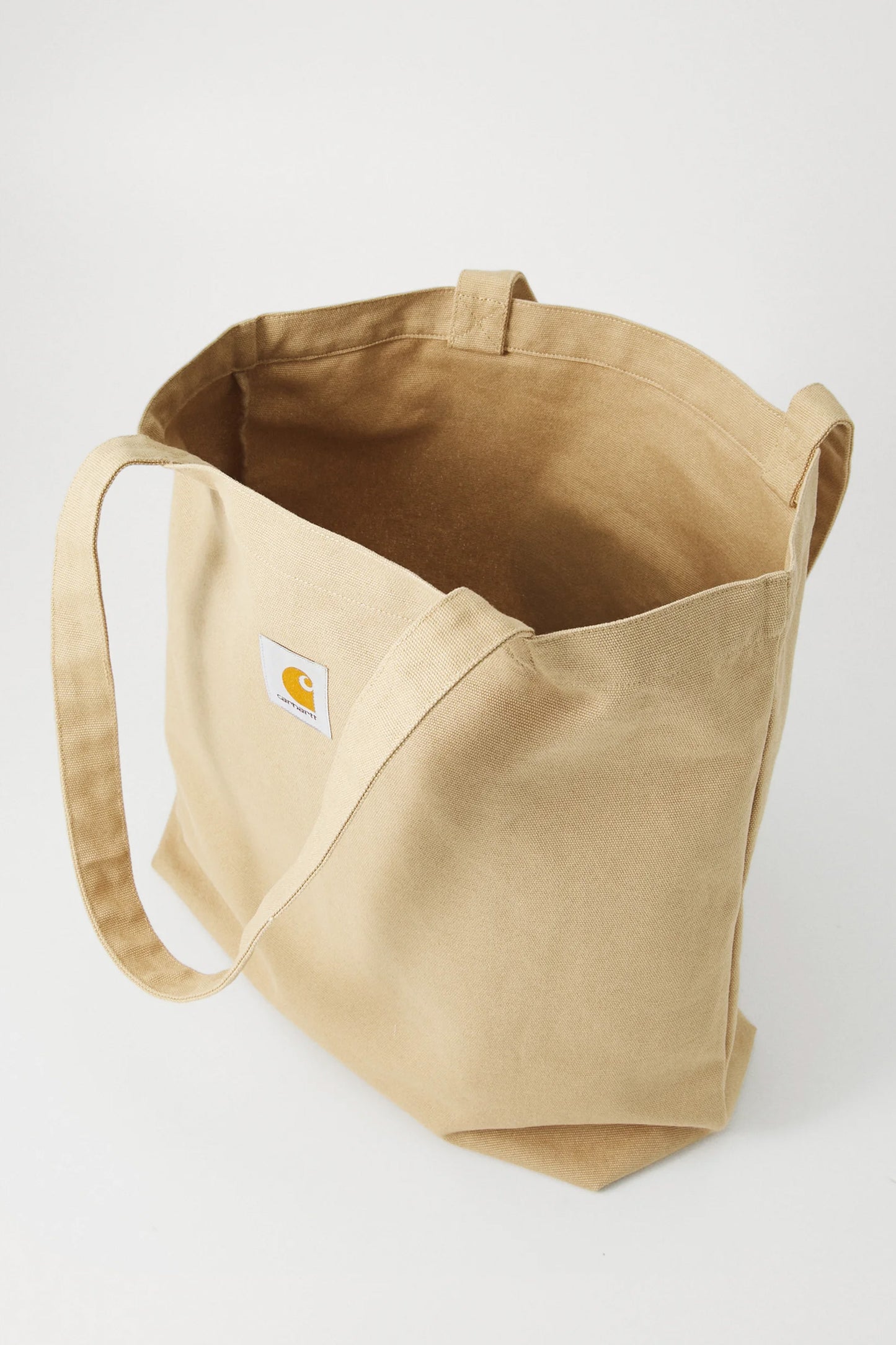 Canvas Graphic Tote Dusty H Brown