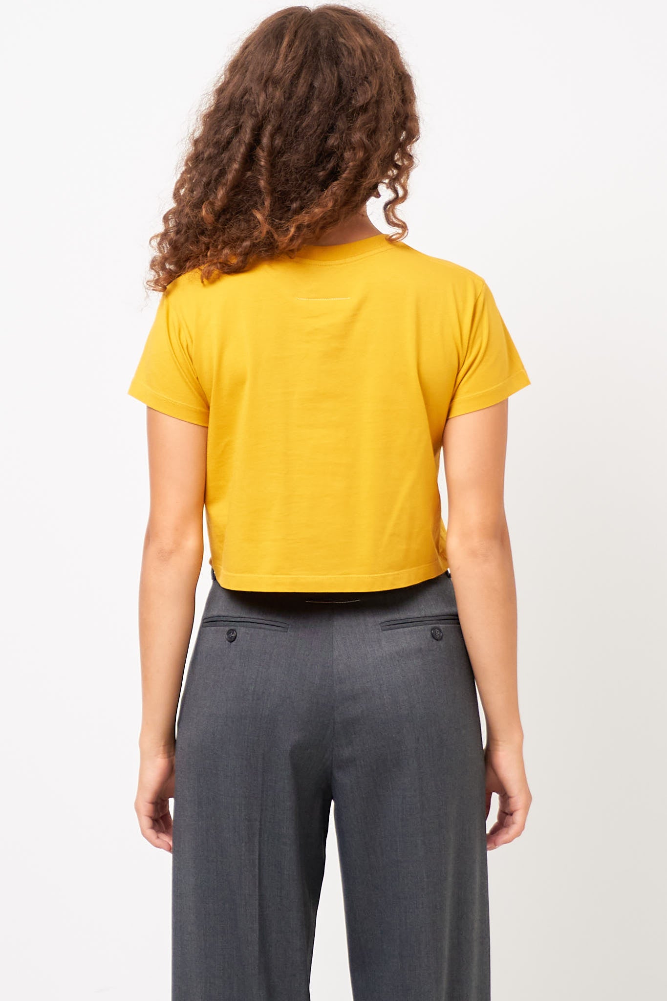 Cropped T-Shirt Yellow