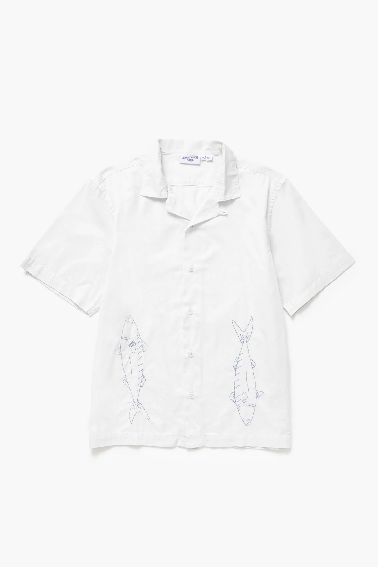 Mackerel Shirt White