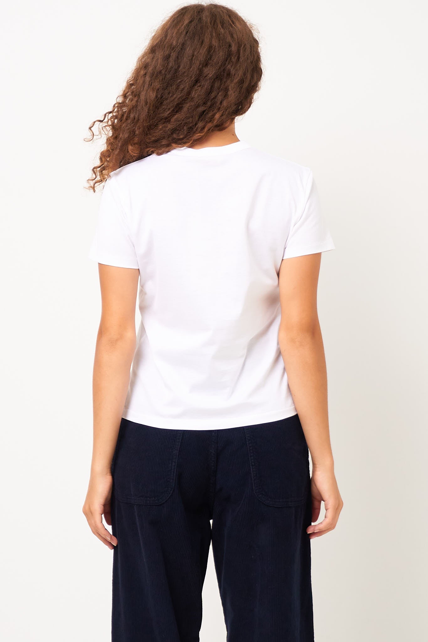 Patch T-Shirt Lily White/Sky Blue