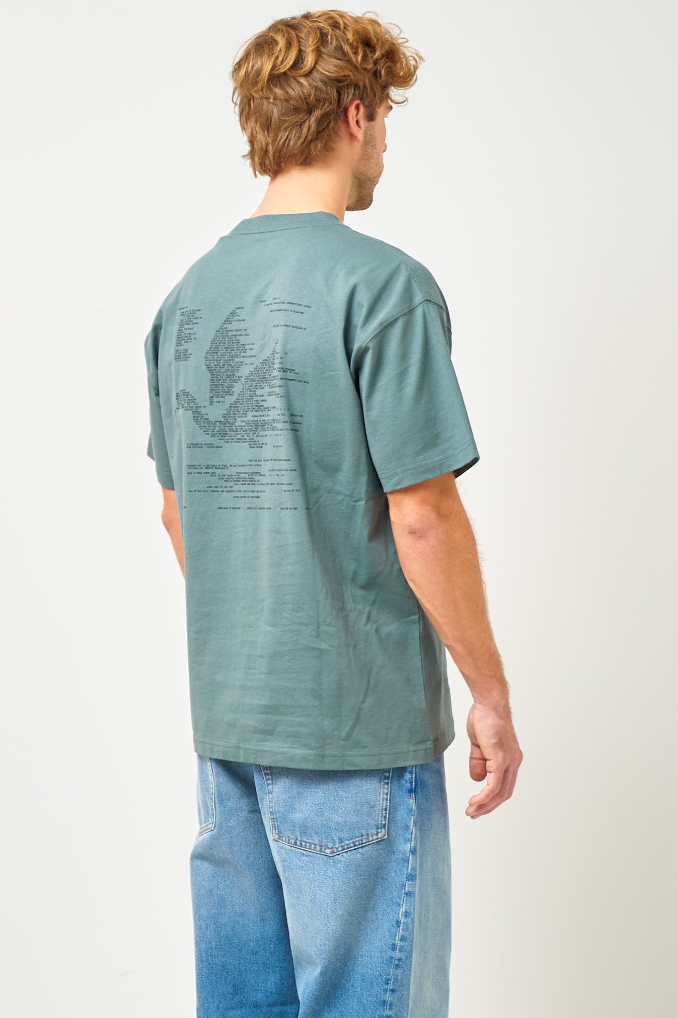 S/S Punched T-Shirt Velvet Green