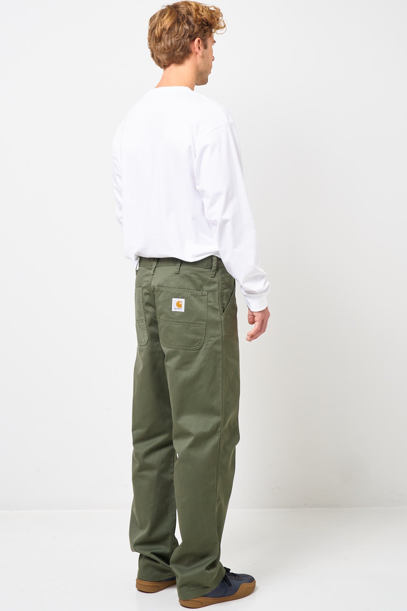 Simple Pant Leaf Rinsed