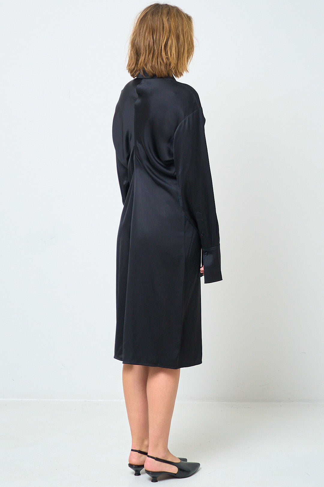 Slouch Shirtdress Black