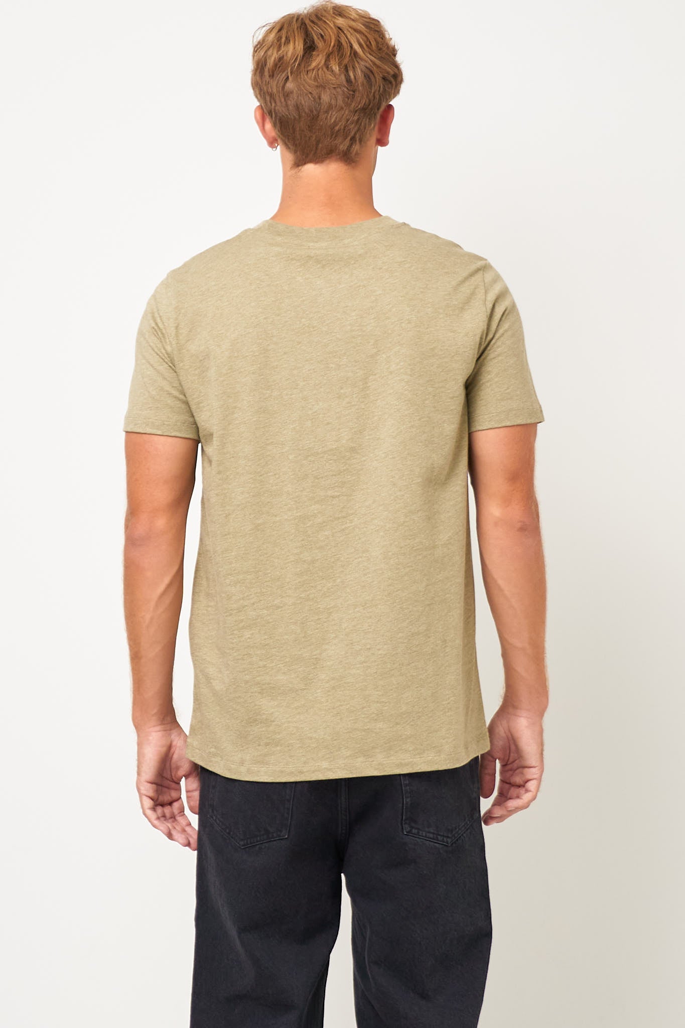 Standard APC T-Shirt Khaki Melange/Black