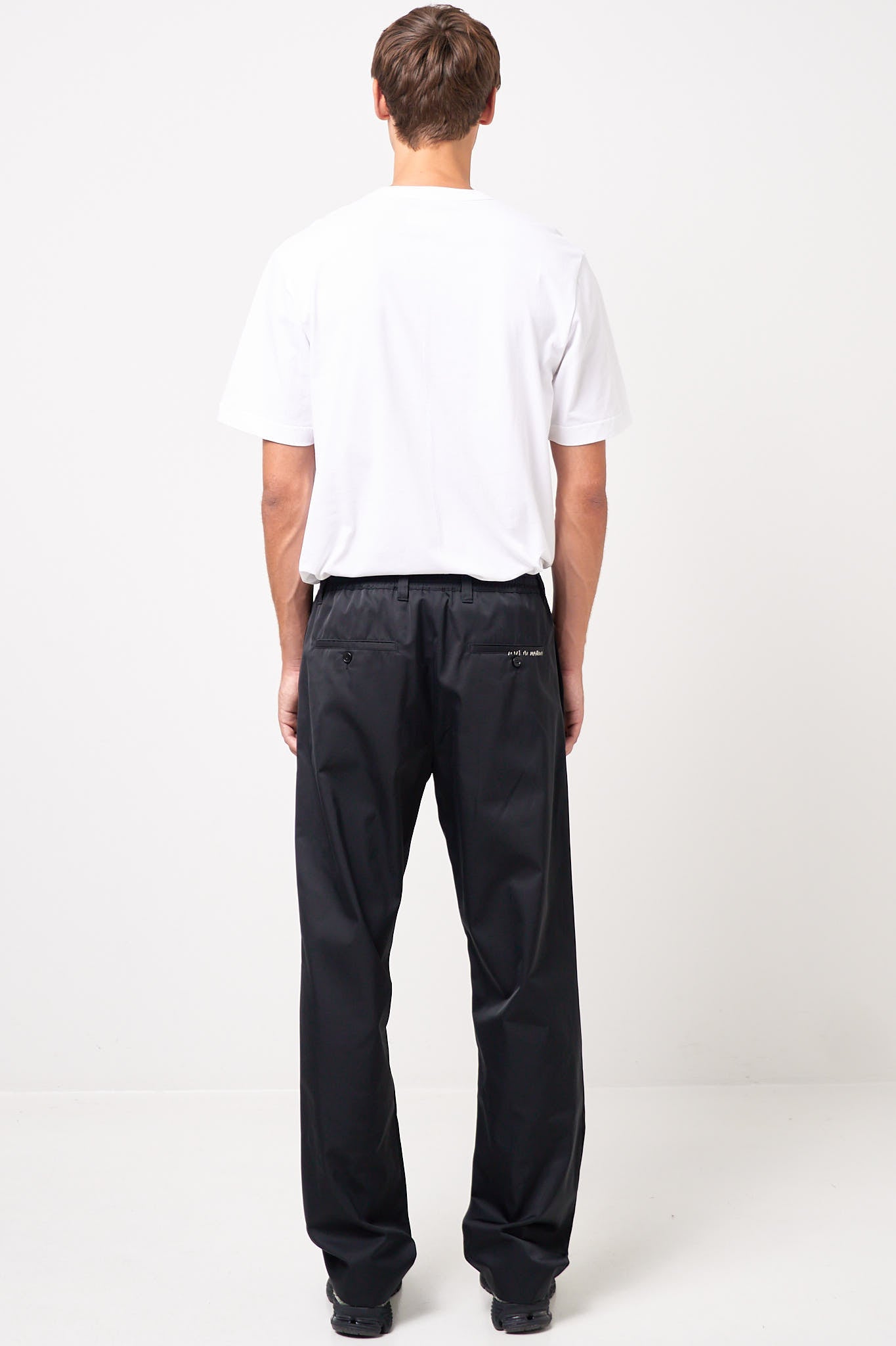 Technical Taffeta Trousers Black
