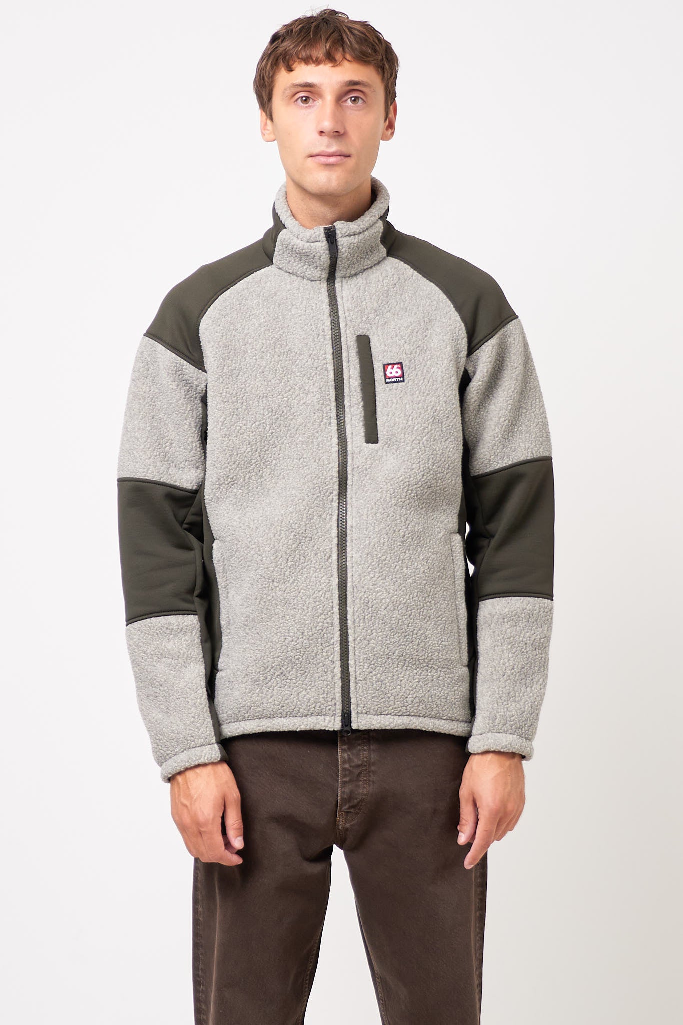 66°North - Tindur Shearling Jacket Stone – STRØM