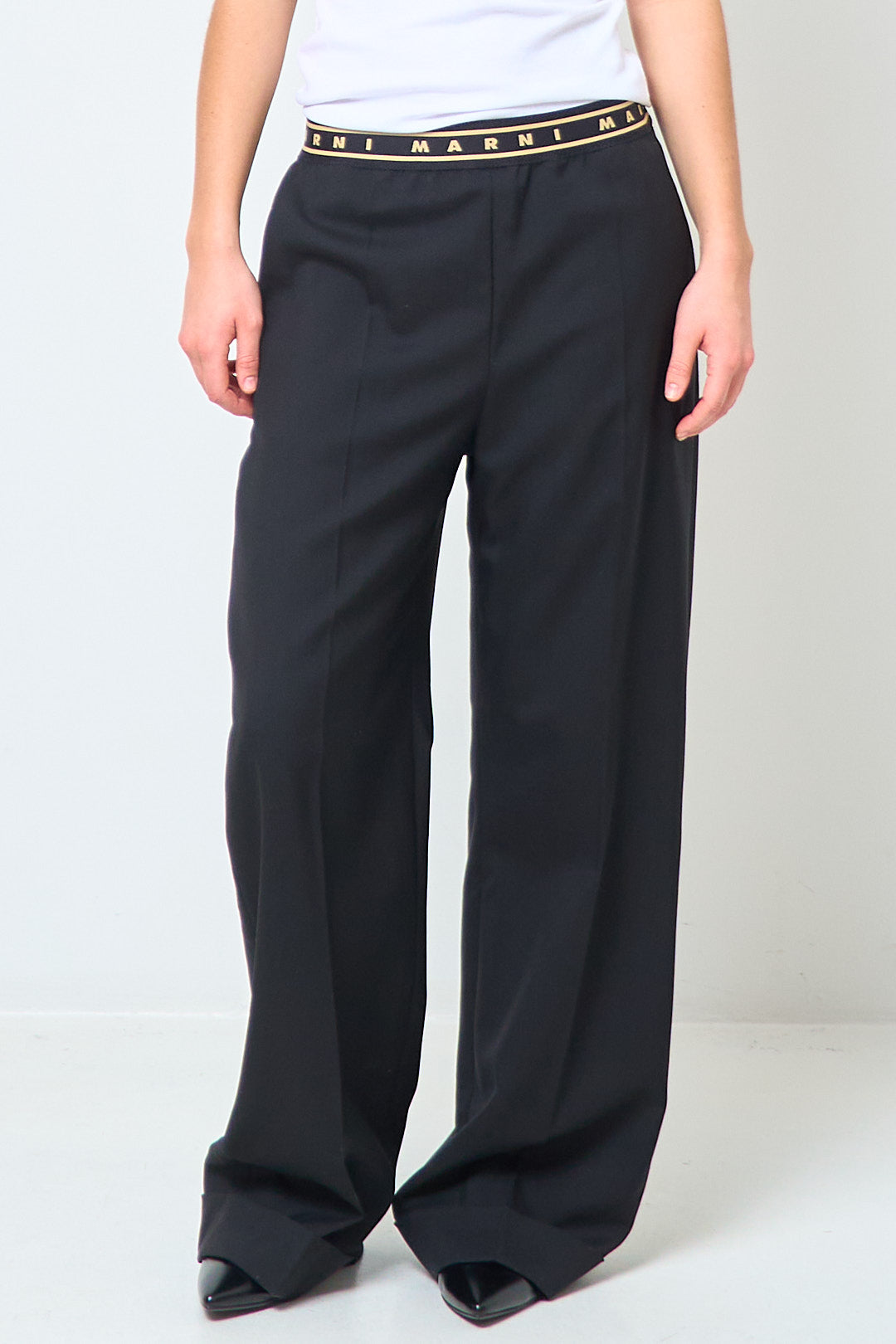 Marni - Tropical Wool Trousers Black – STRØM