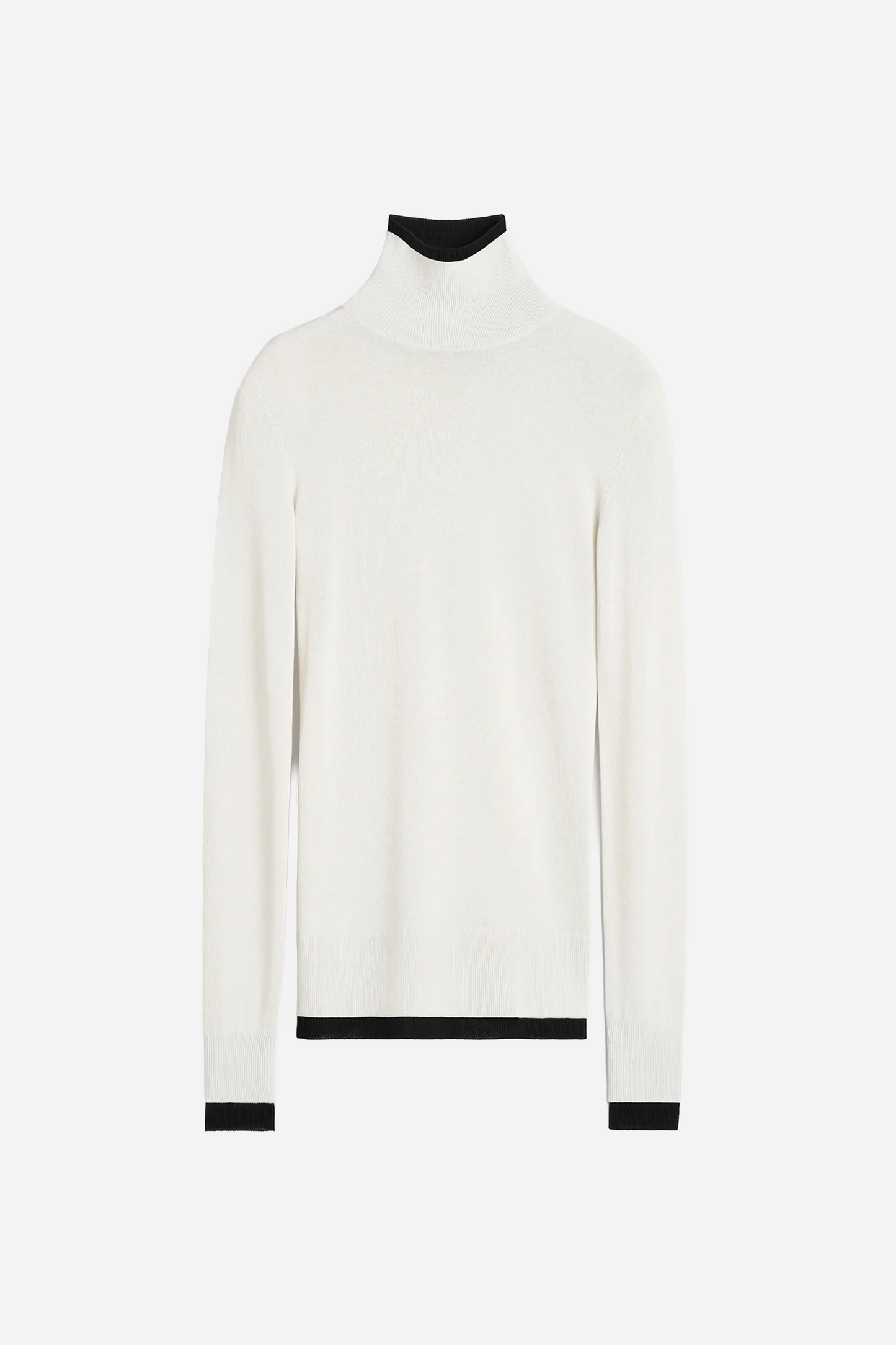 Fitted Ribbed Top Off-White