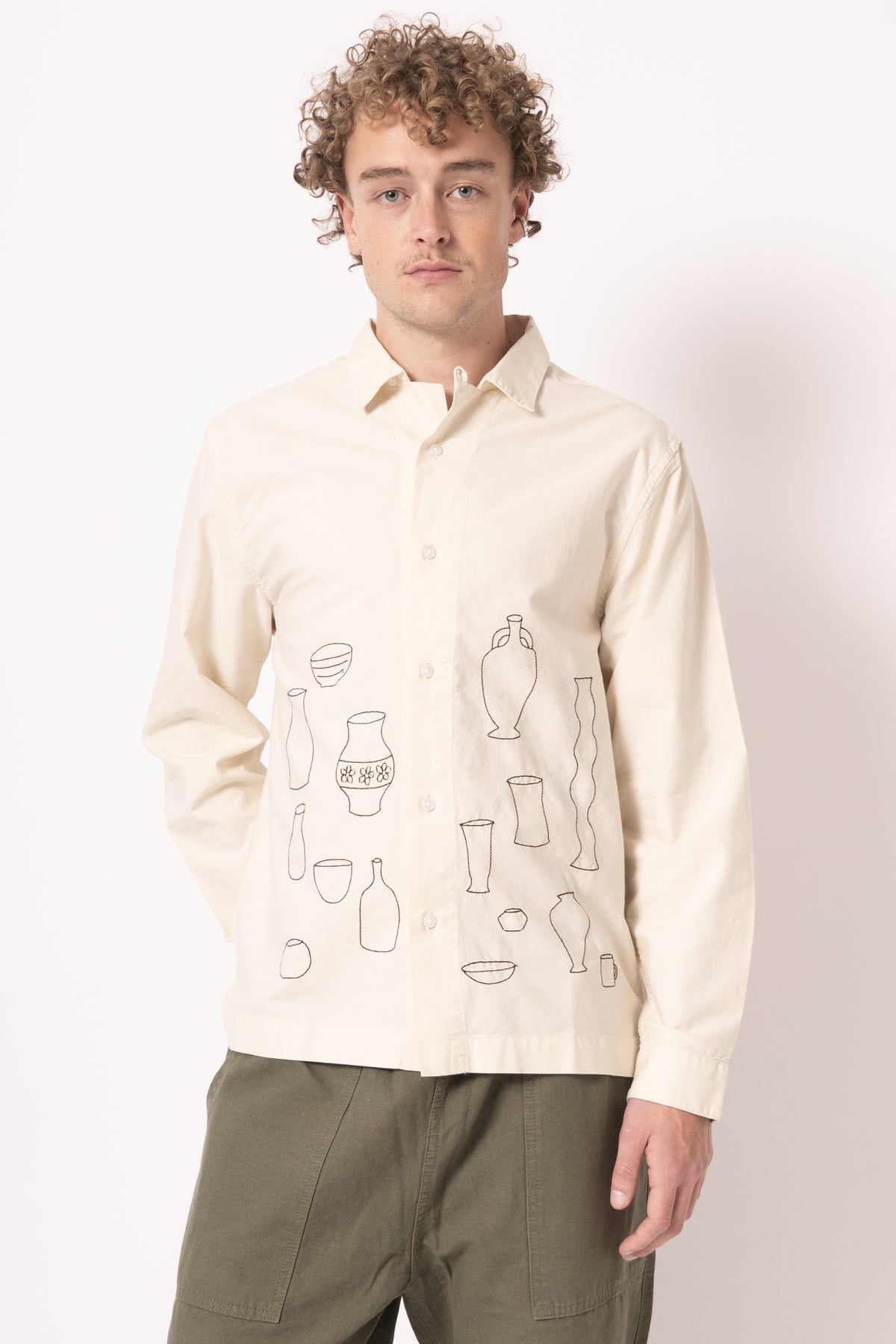 Ceramic Resort Shirt Off White