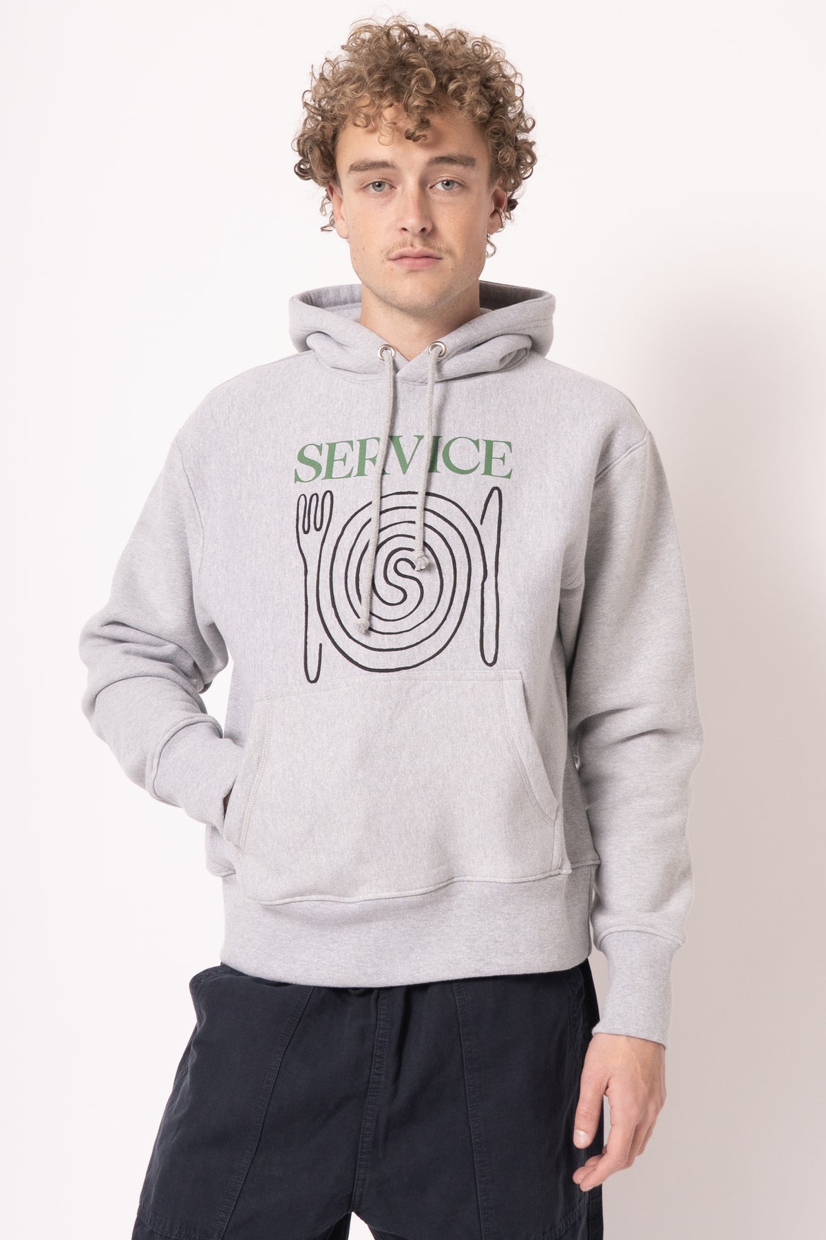 Spiral Hoodie Heather Grey
