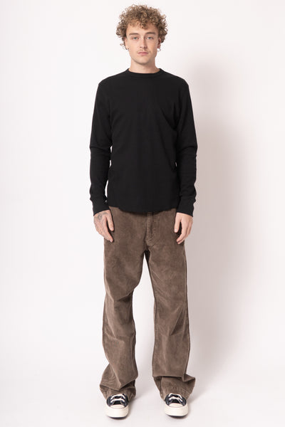 WOOL WAFFLE TEE LS