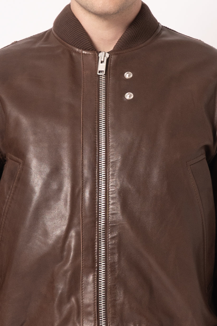 LEATHER FLIGHT JACKET