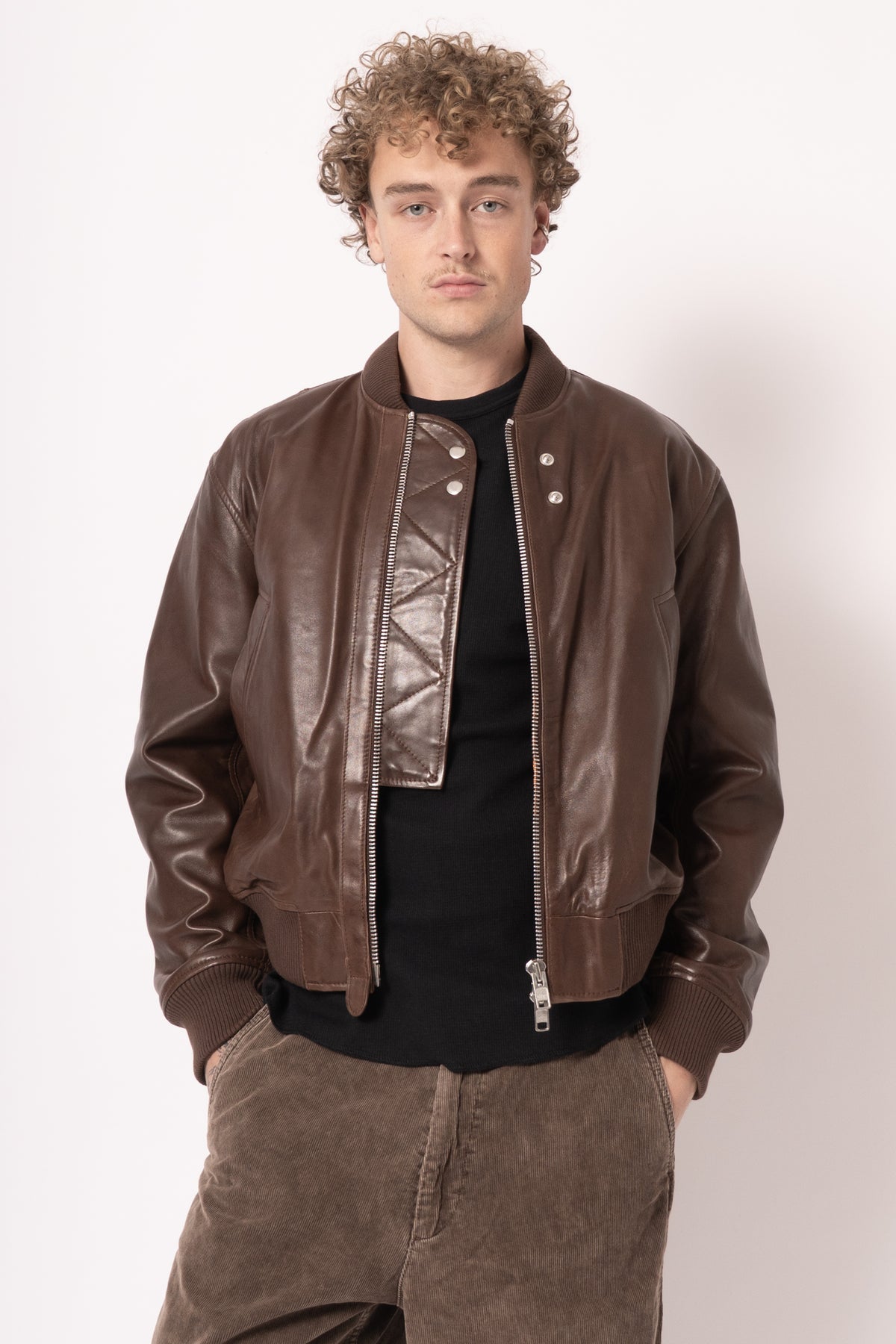 LEATHER FLIGHT JACKET