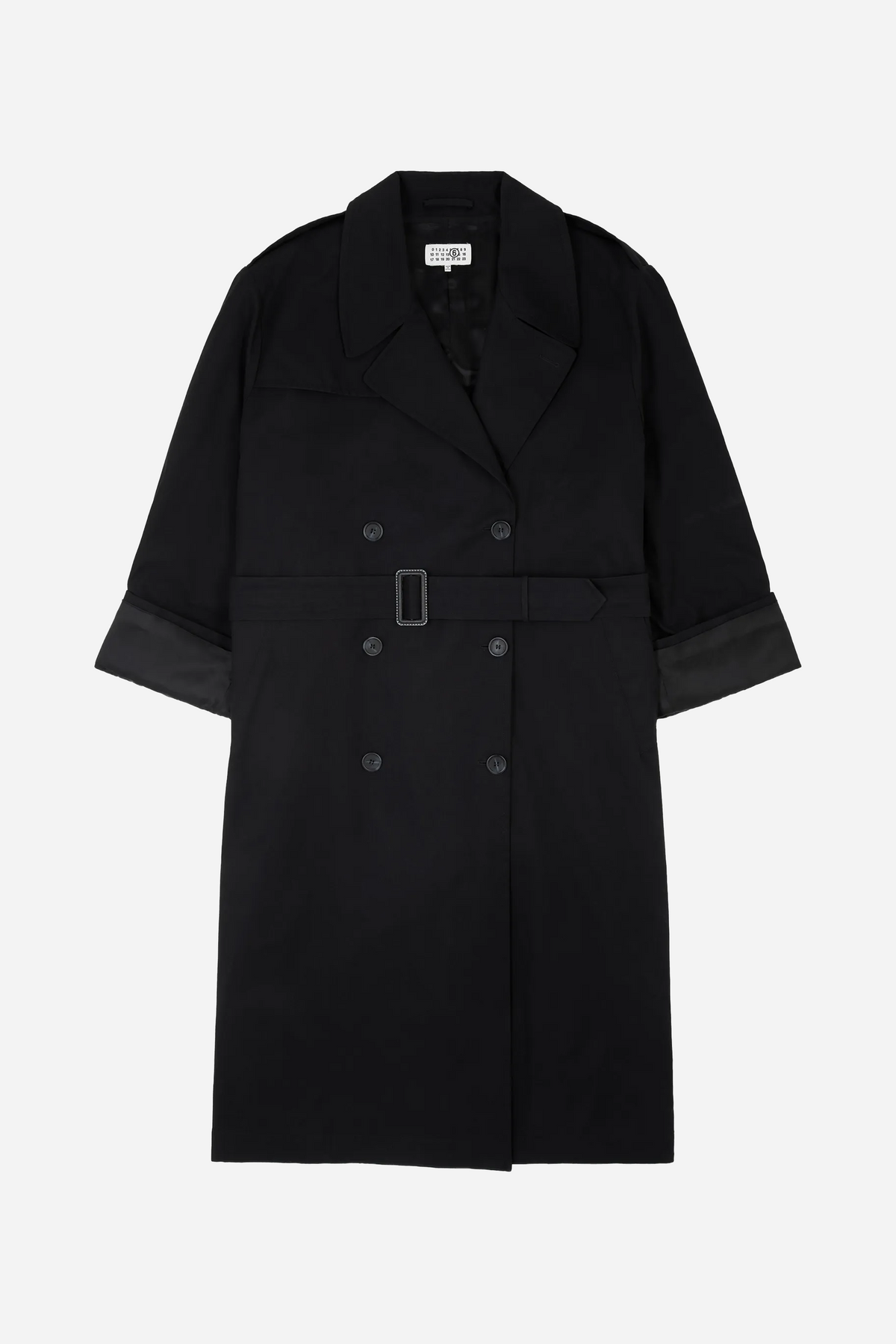 MM6 Trench Coat Black