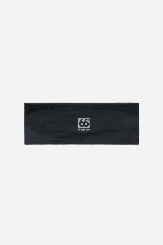 Grettir PowerDry Headband Black / Black Reflective