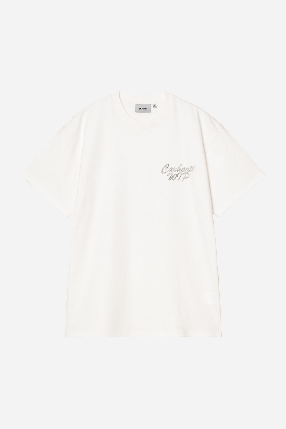S/S Hatching Script T-Shirt D6Gd
