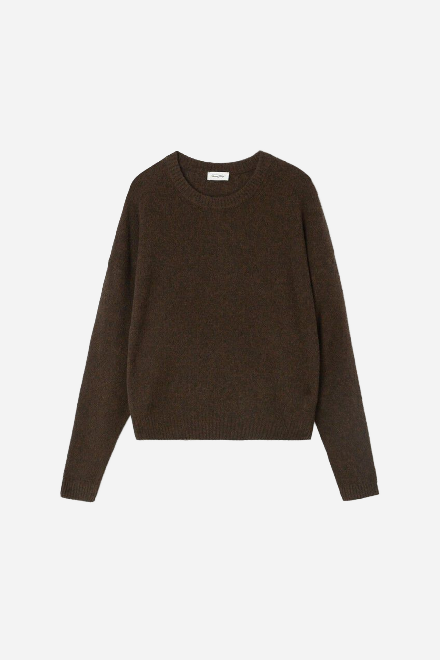 Pull Boule Ml Col Rond Choco Chiné
