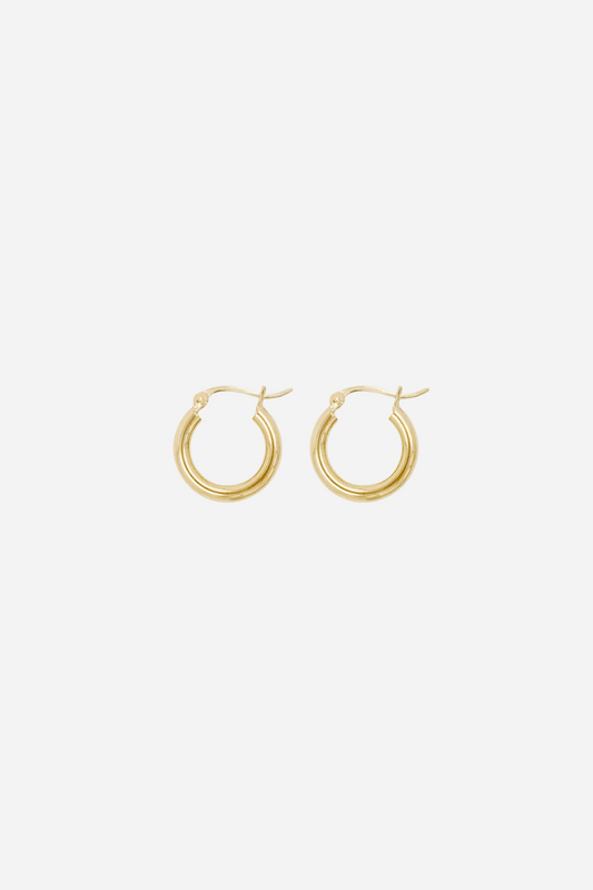 Oda Small Hoops Gold