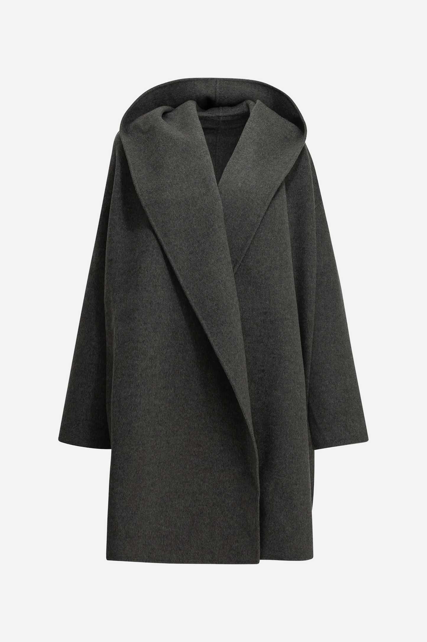 Hoodie Coat Pale Grey Mélange