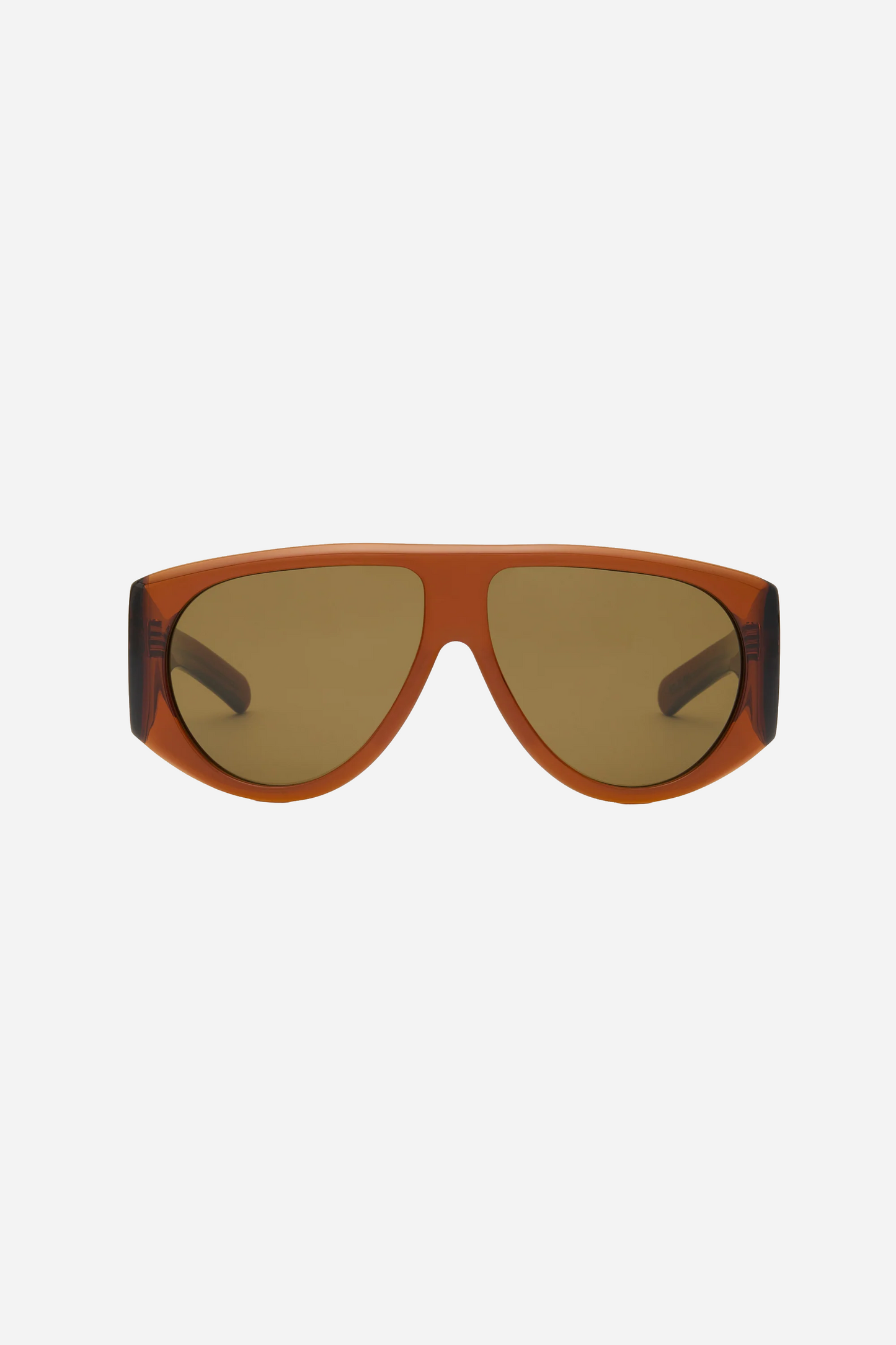 Berlyn Crystal Brown / Solid Brown Lens