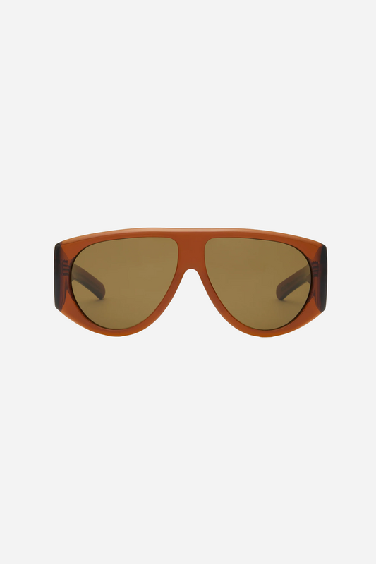 Berlyn Crystal Brown / Solid Brown Lens