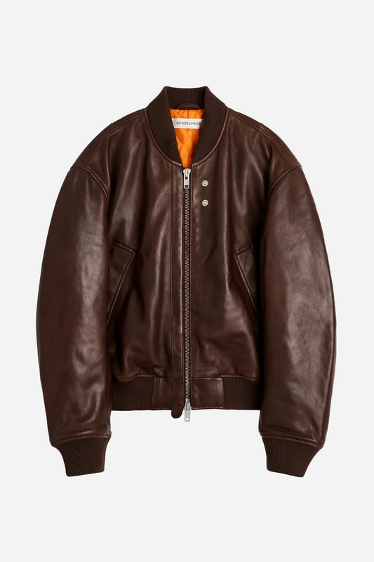 LEATHER FLIGHT JACKET