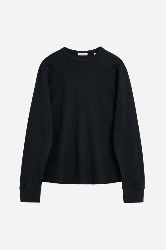 WOOL WAFFLE TEE LS