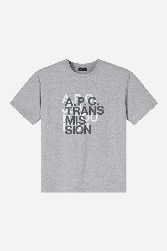 T-Shirt Transmission Gris Chiné