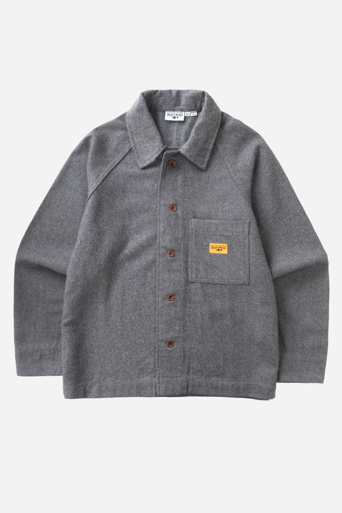 Flannel FOH Overshirt Charcoal
