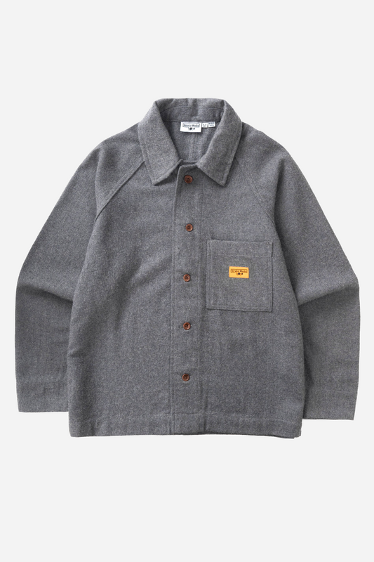 Flannel FOH Overshirt Charcoal