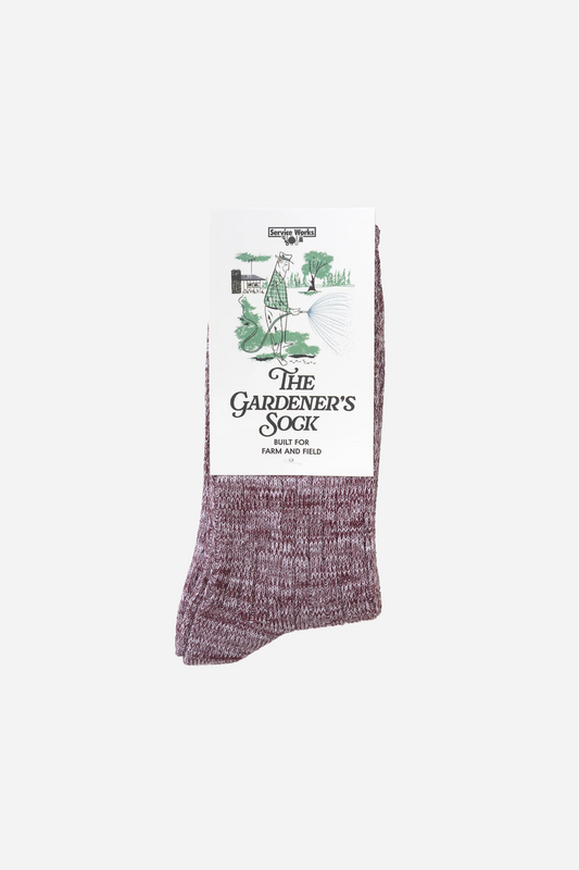 The Gardener's Sock Burgundy
