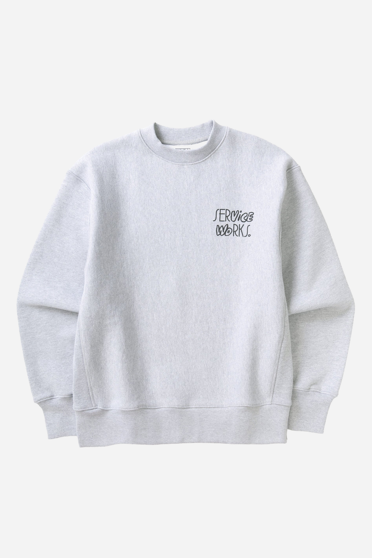 Double Vision Crewneck Heather Grey