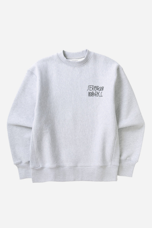 Double Vision Crewneck Heather Grey