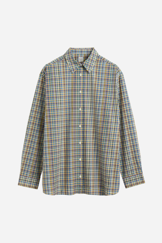 Classic Check Shirt Blue/Orange