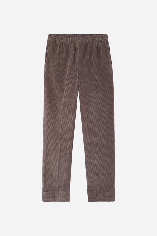 Pantalon Carotte Cendre Vintage