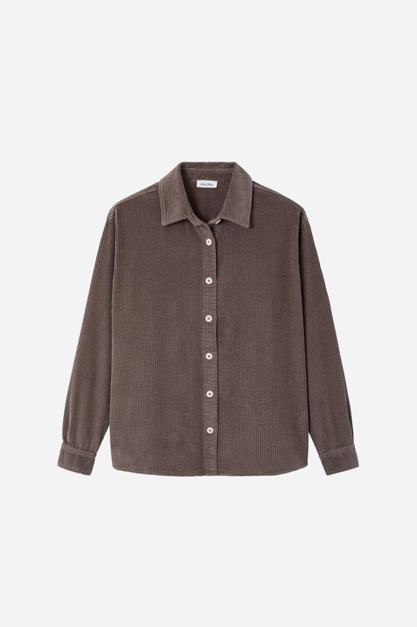Chemise Longue Ample Ml Col Boutonne Cendre Vintage