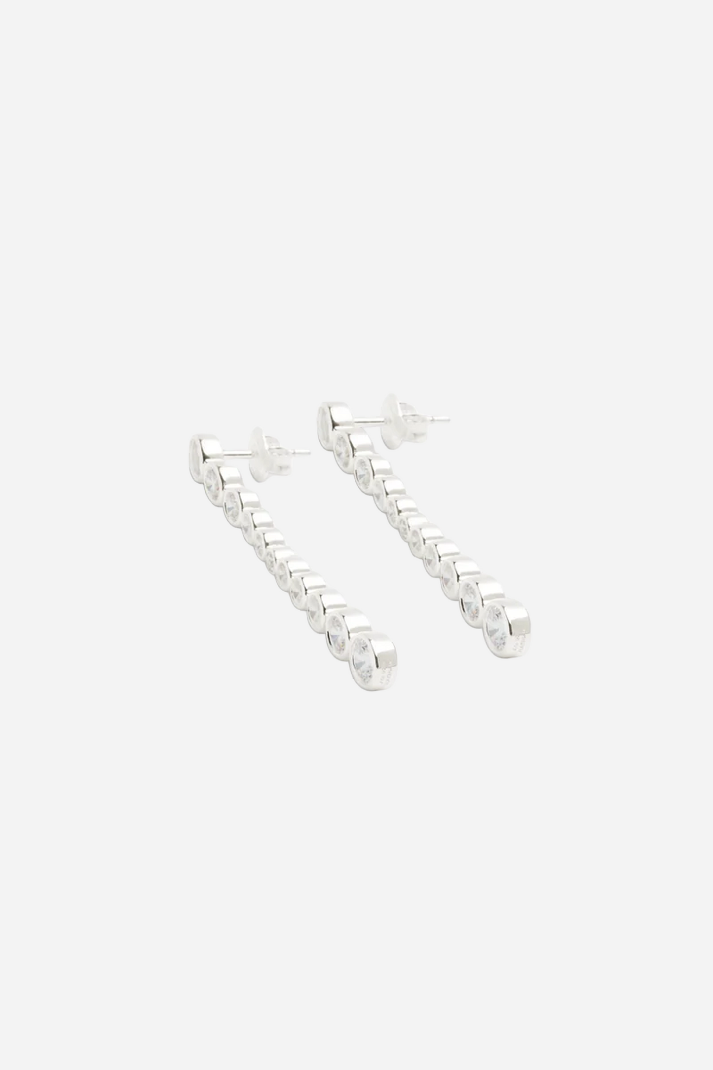 Oda Long Earrings Silver