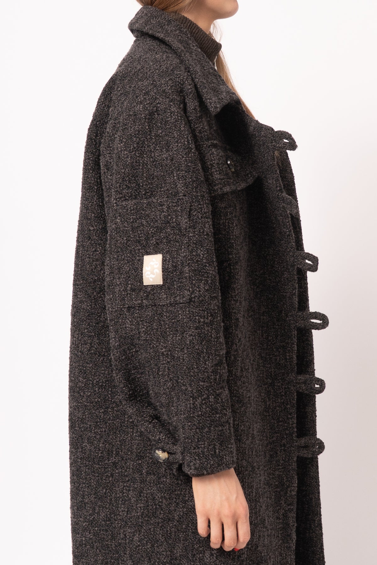 Betty Boucle Wool Coat