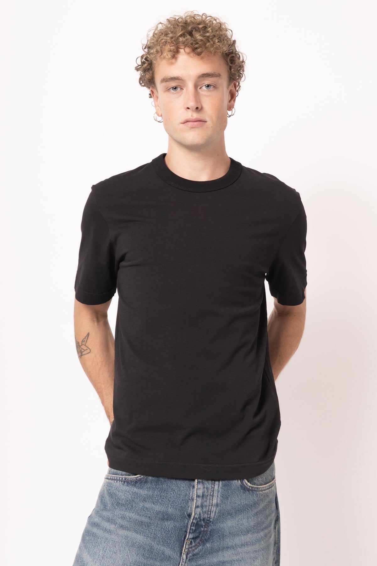 Seam Tee Black