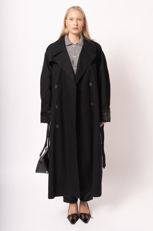 MM6 Trench Coat Black