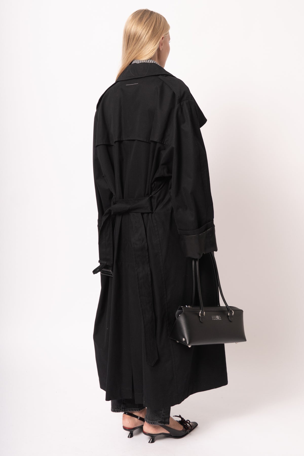 MM6 Trench Coat Black