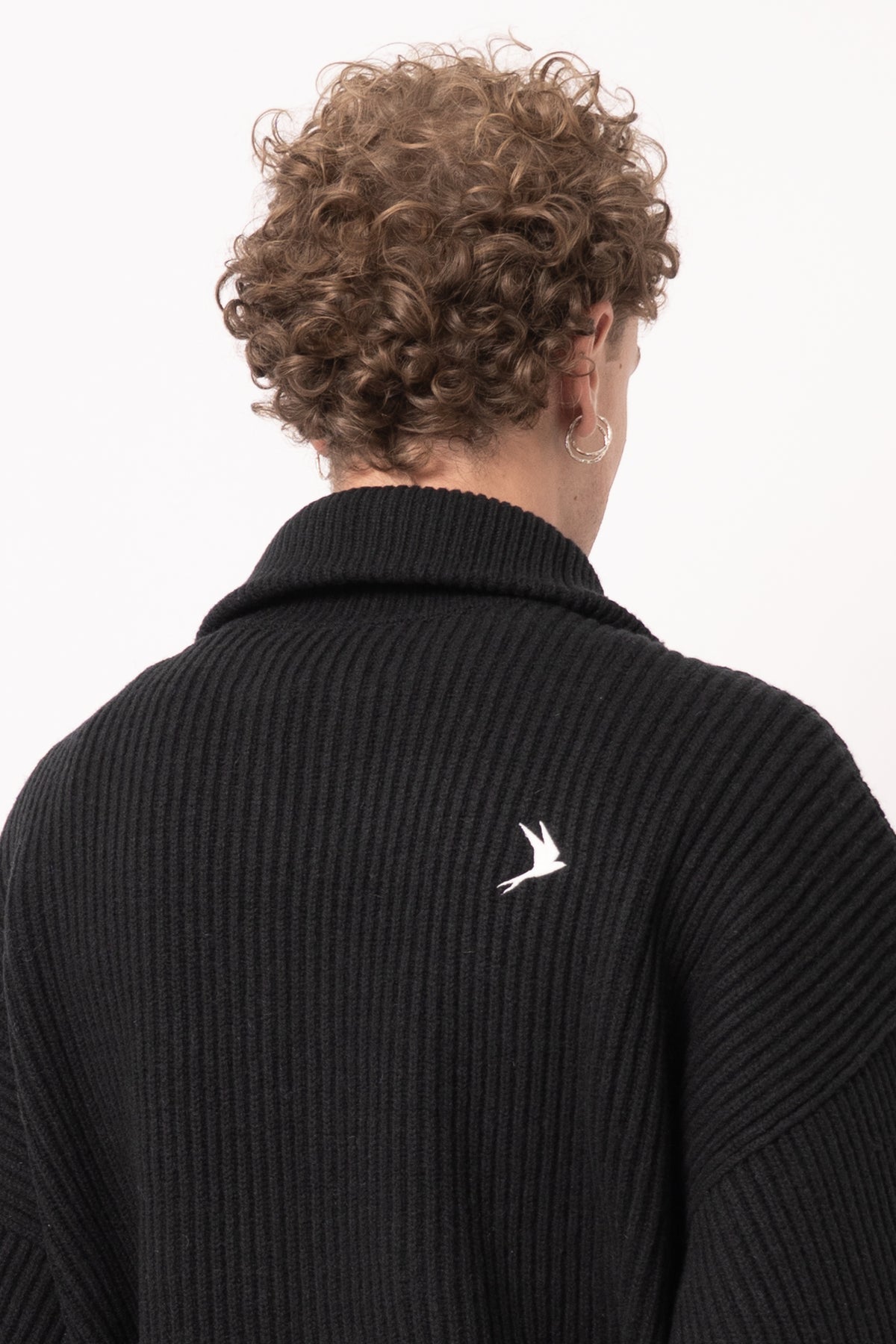 Vonarstraeti Zipped Sweater Sort
