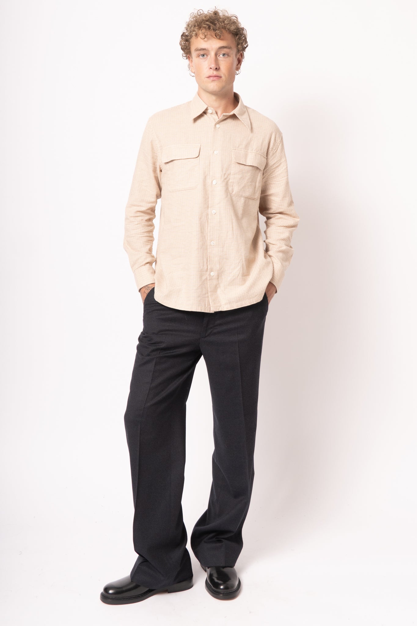 New Pocket Shirt Beige