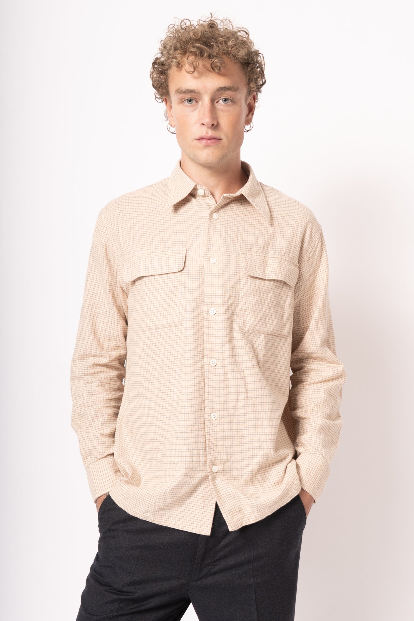 New Pocket Shirt Beige