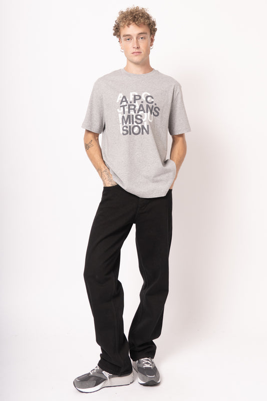 T-Shirt Transmission Gris Chiné